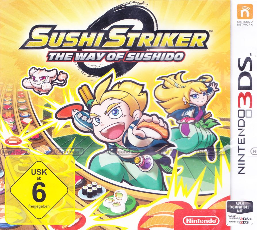 Sushi Striker box art for Nintendo 3DS